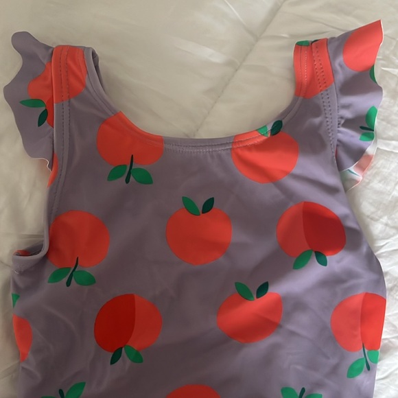 Hanna Andersson One-Piece Ruffle Strap Swimsuit - Picture 2 of 8